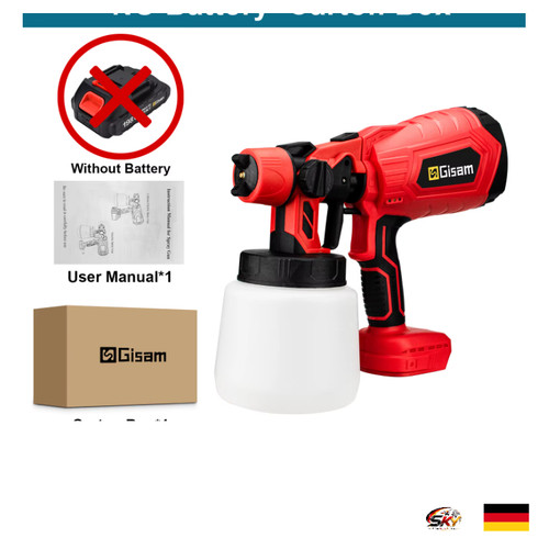 Hvlp farbspritzpistole 1000ml - hvlp,